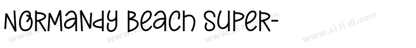 Normandy Beach Super字体转换
